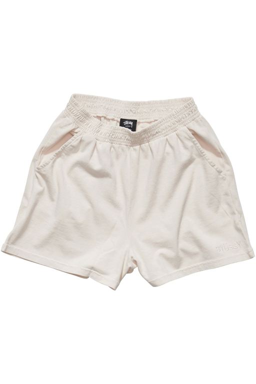 Stussy Womens Trail Rugby Shorts Leisure Sets White - SOTNQ4819